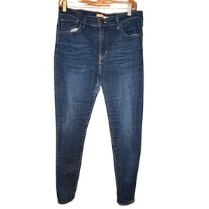 Levi’s 720 High Rise Super Skinny Jeans Womens Size 31 W31 L30 Dark Wash Stretch